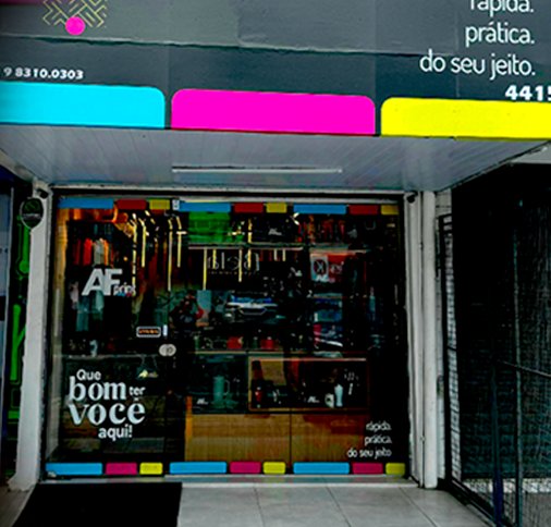 Fachada da AF Print em Boa Viagem